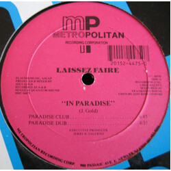 Laissez Faire In Paradise USED VINYL 12INCH 33 S RPM