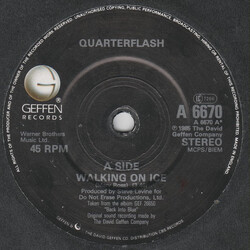 Quarterflash Walking On Ice USED VINYL 7INCH 45 RPM SINGLE