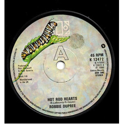 Robbie Dupree Hot Rod Hearts USED VINYL 7INCH SINGLE 45 RPM