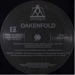 Paul Oakenfold Ready, Steady, Go / Southern Sun USED VINYL 12INCH 33 S RPM PROMO