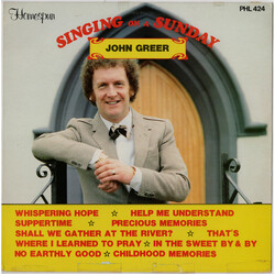 John Greer Singing On A Sunday Vinyl LP USED