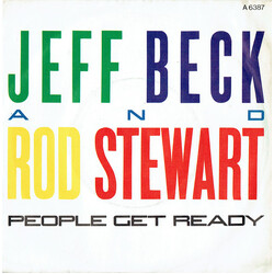 Jeff Beck / Rod Stewart People Get Ready USED VINYL 7INCH 45 RPM SINGLE