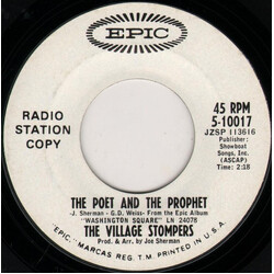 The Village Stompers The Poet And The Prophet / Second Hand Rose USED VINYL 7INCH 45 RPM PROMO