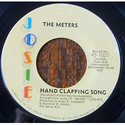 The Meters Hand Clapping Song USED VINYL 7INCH 45 RPM STYRENE