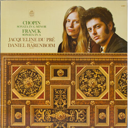 Frédéric Chopin / César Franck / Jacqueline Du Pré / Daniel Barenboim Sonata In G Minor / Sonata In A Vinyl LP USED
