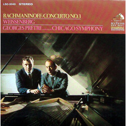 Sergei Vasilyevich Rachmaninoff / Alexis Weissenberg / Georges Prêtre / The Chicago Symphony Orchestra Concerto No. 3 Vinyl LP USED