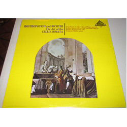 Mstislav Rostropovich / Sviatoslav Richter The Art Of The Cello Sonata Vinyl LP USED