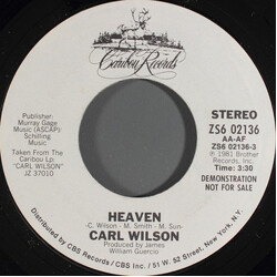 Carl Wilson Heaven USED VINYL 7INCH 45 RPM SINGLE PROMO