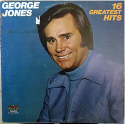 George Jones (2) 16 Greatest Hits Vinyl LP USED