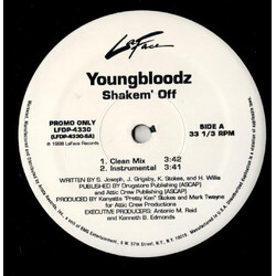 YoungBloodZ Shakem' Off USED VINYL 12INCH 33 S RPM SINGLE PROMO