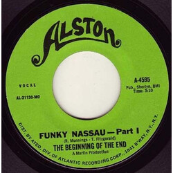 The Beginning Of The End Funky Nassau USED VINYL 7INCH 45 RPM STYRENE