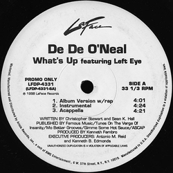 De De O'Neal / Lisa "Left Eye" Lopes What's Up VINYL 12" USED