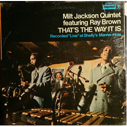 Milt Jackson Quintet / Ray Brown That's The Way It Is Vinyl LP USED