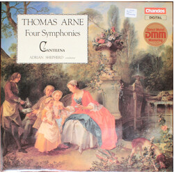 Thomas Arne / Cantilena / Adrian Shepherd Four Symphonies Vinyl LP USED