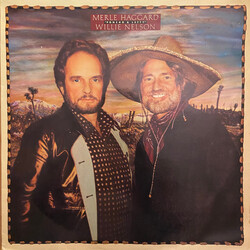 Merle Haggard / Willie Nelson Poncho & Lefty Vinyl LP USED
