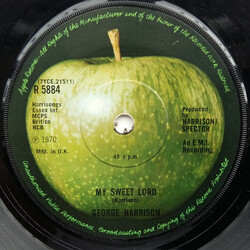 George Harrison My Sweet Lord USED VINYL 7INCH SINGLE 45 RPM