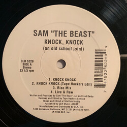 Sam The Beast Knock, Knock (An Old School Joint) Vinyl 12" USED