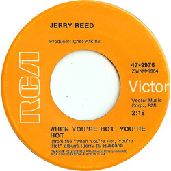 Jerry Reed When You're Hot, You're Hot / You've Been Cryin' Again USED VINYL 7INCH SINGLE