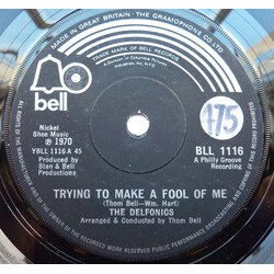 The Delfonics Trying To Make A Fool Of Me USED VINYL 7INCH 45 RPM SINGLE