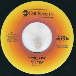 Roy Head Come To Me USED VINYL 7INCH 45 RPM SINGLE
