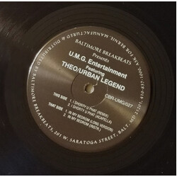 U.M.G. Entertainment / Theo (5) / Urban Legend I Shorty U Phat / In My Bedroom USED VINYL 12INCH 33 S RPM