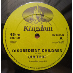 Culture Disobedient Children USED VINYL 12INCH 45 RPM LIMITED EDITION