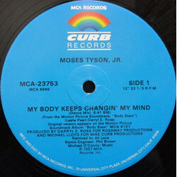Moses Tyson, Jr. My Body Keeps Changin' My Mind Vinyl 12" USED