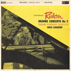Johannes Brahms / Sviatoslav Richter / Chicago Symphony Orchestra / Erich Leinsdorf Concerto No. 2 Vinyl LP USED