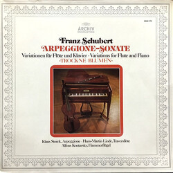 Franz Schubert / Klaus Storck / Hans-Martin Linde / Alfons Kontarsky Arpeggione-Sonate - Trockne Blumen Vinyl LP USED