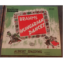 Johannes Brahms / Albert Spalding / Anthony Kooiker Hungarian Dances Vinyl LP USED