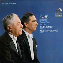 Walter Trampler / Mieczyslaw Horszowski Brahms- Sonatas For Viola And Pianos Nos 1 And 2 Vinyl LP USED