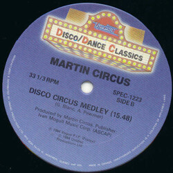 Martin Circus Disco Circus USED VINYL 12INCH 33 S RPM