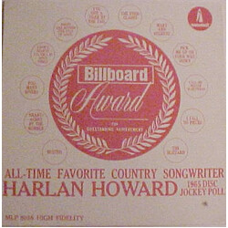 Harlan Howard Billboard Award Album Vinyl LP USED