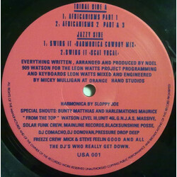 Noel Watson Africanisms / Swing It USED VINYL 12INCH 33 S RPM