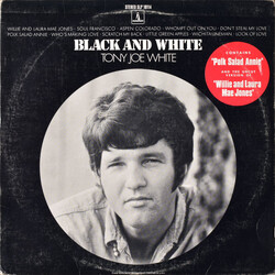 Tony Joe White Black And White Vinyl LP USED