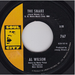 Al Wilson The Snake USED VINYL 7INCH SINGLE 45 RPM