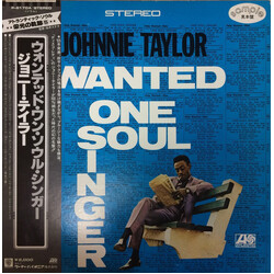 Johnnie Taylor Wanted One Soul Singer Vinyl LP USED