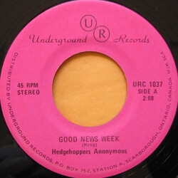 Hedgehoppers Anonymous / The Flirtations Good News Week / Nothing But A Heartache USED VINYL 7INCH 45 RPM STEREO
