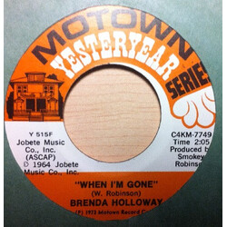 Brenda Holloway When I'm Gone / You've Made Me So Very Happy USED VINYL 7INCH 45 RPM SINGLE