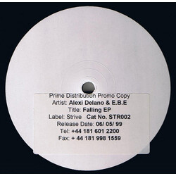 Alexi Delano / E.B.E. (2) Falling EP USED VINYL 12INCH EP WHITE LABEL PROMO