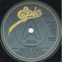 Garland Jeffreys Christine USED VINYL 7INCH SINGLE 45 RPM PROMO