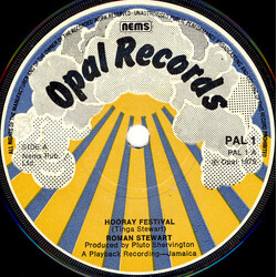 Roman Stewart Hooray Festival / Dub Festival USED VINYL 7INCH 45 RPM