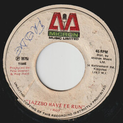 I-Roy Jazzbo Have Fe Run USED VINYL 7INCH 45 RPM