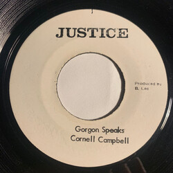 Cornell Campbell Gorgon Speaks USED VINYL 7INCH 45 RPM