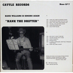 Hank The Drifter Is Singing Again - Hank The Drifter Vinyl LP USED