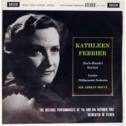 Kathleen Ferrier / London Philharmonic Orchestra A Recital Of Bach And Handel Arias Vinyl LP USED