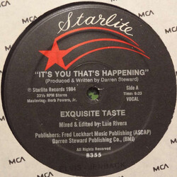 Exquisite Taste It's You That's Happening USED VINYL 12INCH 33 S RPM STEREO