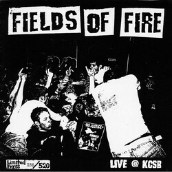 Fields Of Fire Live @ KCSB USED VINYL 7INCH 33 S RPM LIMITED EDITION NUMBERED