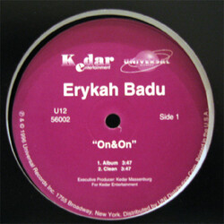 Erykah Badu On&On USED VINYL 12INCH 33 S RPM