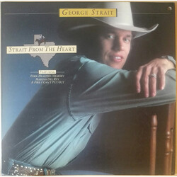 George Strait Strait From The Heart Vinyl LP USED